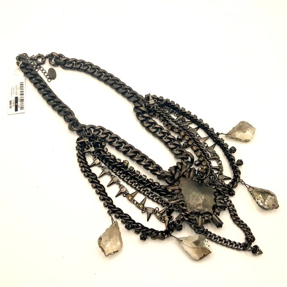 VINTAGE GOTHIC STYLE STATEMENT NECKLACE - Picture 12 of 14